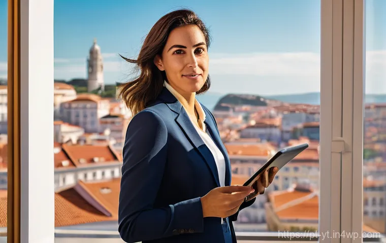 위기를 기회로 성장 마인드셋 기르기 - **Prompt:** A dynamic, inspiring image featuring a determined Portuguese female entrepreneur, mid-ca...